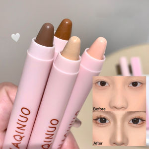 HBESTY Matte Brown Face Contour Stick Light Pink Beige Highlighter Pen Brighten Contour Makeup Moisturizing Waterproof 3D Shading Stick