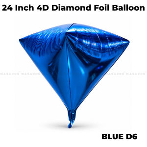 24 Inch 4D Diamond Foil Balloon Belon Foil Berlian 4D 24 Inci