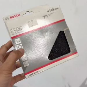 Bosch 125x40mm Polishing Sponge Rubber Backing Pad Shaft Type 1609200250