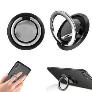 Metal Folding Phone Holder Universal 360° Rotating Invisible Mini Ring Buckle Desktop Stand