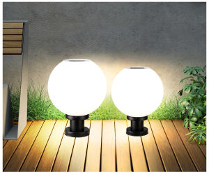 Anny Gate Lamp Outdoor 2 COLOR CHANGING HIGH QUALITY 8/10/12 LED Solar/Ac220v 2IN1 FUNTION PILLAR LIGHT & Gate LIGHT