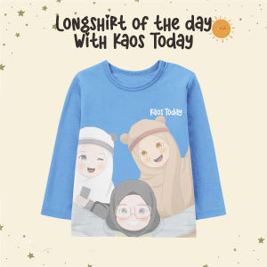 Kaos Lengan Panjang Full Print Premium Anak