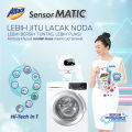 Attack Sensor Matic Deterjen Bubuk Semua Jenis Mesin Cuci Bag 800 gr - Sabun Cuci Pakaian Liquid - 9 Hi Tech in 1, Formula Rendah Busa, Jitu Lacak Noda, Bersih Tuntas, Lebih Puas. 