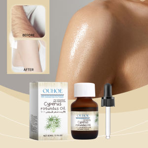 cod60ml Cyperus Rotundus Oil Body Hair Remover Oil For Armpit Legs Arms Hair Growth Inhibitor Skin Care Body Moisturizing Oil