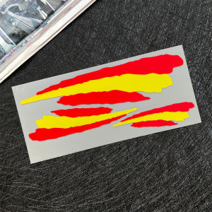 Spanish Flag Sticker Andalusia Flag Motorcycle Helmet Body Waterproof Vinyl Decal