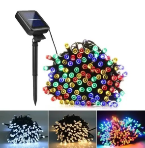 Solar Led String Fairy Light Party Outdoor Christmas Decorate Garden Decoration Ornaments Multicolor Waterproof with ON/OFF MODE Switches christmas lights solar outdoors