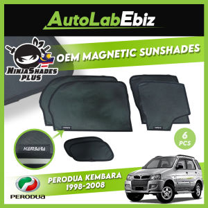 Perodua Kembara 1998-2008 NinjaShades Plus OEM Magnetic Car Sunshades (6pcs/set)