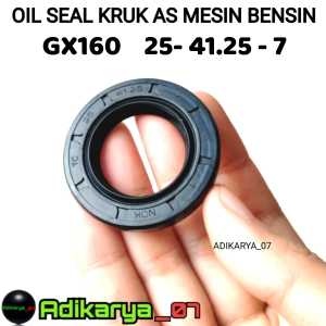 Oil Seal Sil Crankshaft Kruk As gx160 Mesin Honda Gx160 Gx200 25x41.25x7 NOX