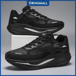 ORNGMALL Mens Casual Sneakers - Lightweight Breathable Mens Running Sneakers | Geometric Design EVA Cushioned Sole Lace-Up Low-Top Casual Shoes for Jogging Street Style & All-Season Comfort