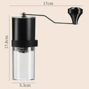 Bearing Adjustable Coffeebe Manual Coffee Grinder Ceramic Grinding Core Professional Double Hand Crank Coffee Grinder