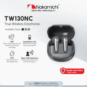 Nakamichi TW130 NC TWS Earphone Full Bass Earbuds Bluetooth In Ear