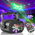 COD Youe Shone Lampu Disco led putar full warna sensor suara musik laser pesta USB RGB 120 Patterns. 