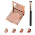 Colored Clay CC Undereye Corrector, Under Eye Concealer with Brush, Dark Circle Defense, Under Eye Color Corrector for Dark Circles (Light-Medium Peach, with brush). 