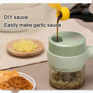 Wireless Hand-held Food Processor Mini Cordless Electric Chopper Garlic Stirrer USB Charging Vegetable Meat Grinder Kitchen Tool