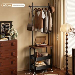 Clothes rack with wheels home bedroom metal clothes drying rack clothes storage rack adjustable