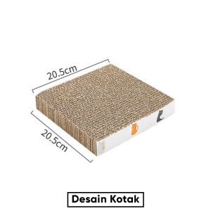 【Ready】Garukan kucing Papan Garuk Kucing Mainan Cat Scratch Board Extra Tebal Garukan Hewan Peliharaan tahan lama dan tahan di garuk menyenangkan hewan