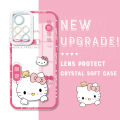 Ốp lưng Hontinga cho Xiaomi Redmi Note 14 13 Pro Plus Pro + 5g Redmi Note 12 4g 5g Note 11 Pro + 5g Ốp lưng cao su silicon mềm Hello Kitty dễ thương Ốp lưng Ốp điện thoại mềm Ốp lưng cho bé gái. 