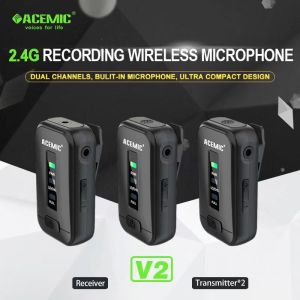 🇹🇭 ACEMIC Vlog100 V2 ไมค์ 2 คน มีช่องหูฟัง ฟังเสียงได้ ขณะถ่ายทำ