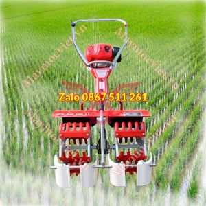 Máy cào cỏ lúa nước máy sục bùn cho lúa