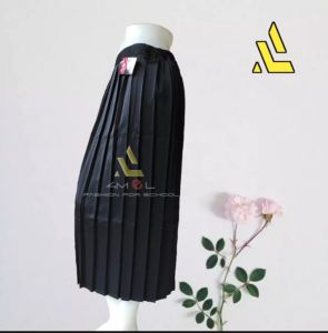 Rok Hitam SD panjang rempel Full Seragam sekolah SD kain twis