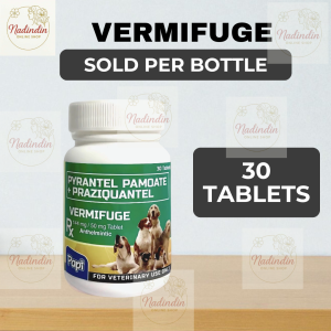 Vermifuge (Sold per 30 Tablets & 10 Tablets) for Pets
