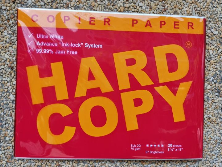 Hard Copy Bond Paper 70gsm sub 20 Short / Long (20 sheets) | Lazada PH