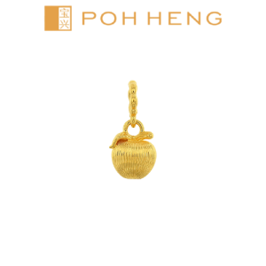 Poh Heng Jewellery 22K Golden Apple Charm in Yellow Gold *Online Exclusive*[Price By Weight]