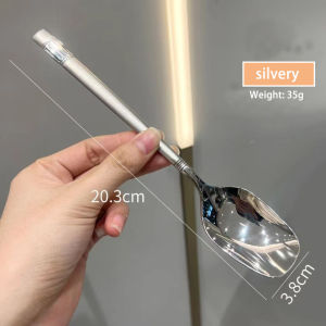 INS Style Cutlery Korean Style Flatware Stainless Steel Dining Tea Coffee Mixing Spoon