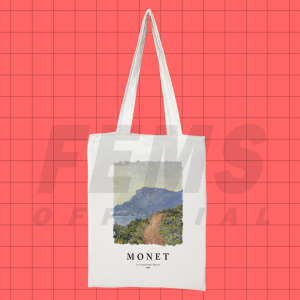 [BISA COD] Tote bag Kanvas Resleting Vogue Aesthetic Totebag Kanvas Kekinian Vogue Penutup Resleting