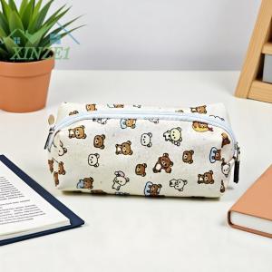 XZ♥🎈 กล่องดินสอพิมพ์ลายการ์ตูนหมี กล่องดินสอความจุขนาดใหญ่อุปกรณ์เครื่องเขียนอเนกประสงค์