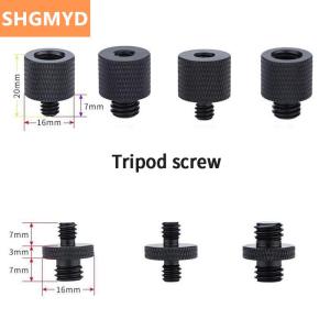 [COD] SHGMYD 3 8 to 1 4 Male to Female Thread Screw Mount Adapter Tripod Plate Screw Mount