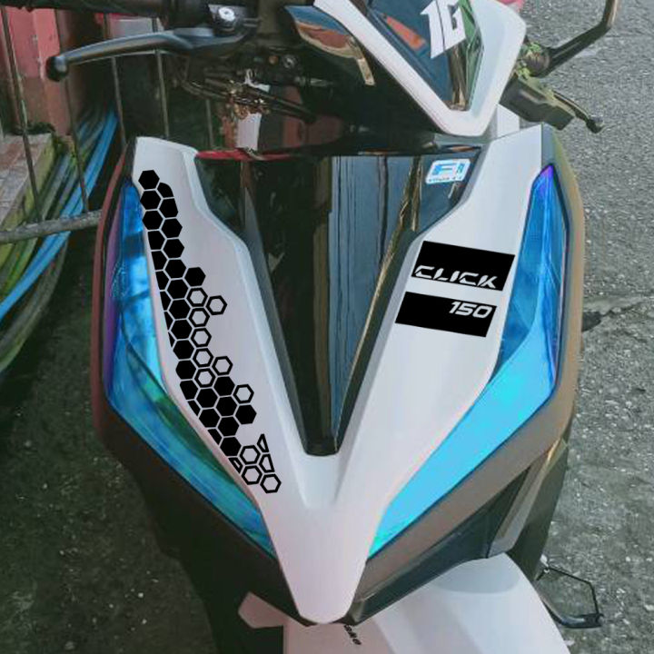 Honda Click 125i 150i Honeycomb Front Fairings Sticker Decal for ...