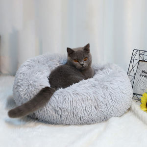 ที่นอนแมว ที่นอนน้องแมว ที่นอนสุนัข ที่นอนสัตว์เลี้ยง*โดนัท*ทนต่อการสึกหรอและทนทาน ที่นอนแมวถูกๆ สุดแสนน่ารัก นุ่มนอนสบาย สากลสำหรับแมวและสุนัข สัตว์เลี้ยงชอบ