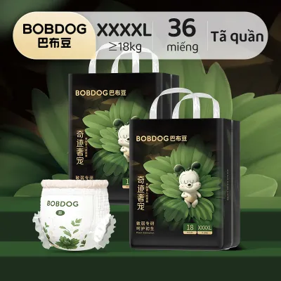 Bobdog Combo 2 Tã/Bỉm quần Miracle Luxury - 2 Gói L48 XL44 XXL40 XXXL36 XXXXL36miếng