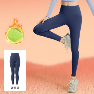 Bộ Đồ Tập Yoga Lót Nhung Thu Đông SUDU Bộ Đồ Thể Thao Có Mũ Trùm Đầu Tập Thể Dục Thường Ngày Dễ Phối Ôm Eo Cho Nữ