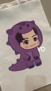 TOTE BAG BAHAN KANVAS NCT DREAM CAFE 2021 / NCT DINO / AESTHETIC TOTE BAG / TAS BELANJA KEKINIAN