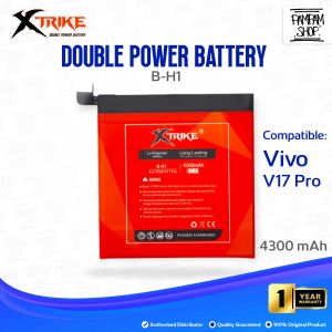 XTRIKE Double Power Baterai B-H1 Vivo V17 PRO 1910 Batre Batrai Battery Dual Original Ori BH1