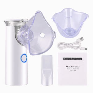 Handheld Nebulizer Inhaler เครื่องพ่นละอองออกซิเจน ขนาดพกพา เครื่องพ่นยาเด็ก ระบบอัลตร้าโซนิค เครื่องพ่นยาและช่วยหายใจ หายใจสะดวก โล่งคอ เกรดการแพทย์
