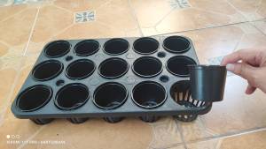 เซ็ทถาดเพาะ 3 นิ้ว + กระถาง 3 นิ้ว 15 ใบ