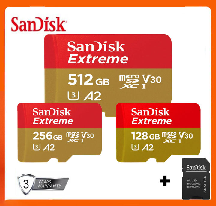sandisk extreme pro memory card 128GB original for cctv camera memory