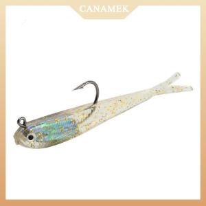[CANAMEK] Lure Bait 75mm Color Soft Fish 6.5g Simulation Fish Bait Bait Lead Soft Fish Lead Fish