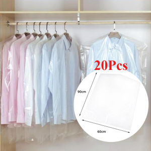 10-20 Pcs Cloth Cover Plastic Dust Cover Clothes High Quality Transparent Reusable 60*90cm