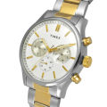 Timex Cromwell Multifunction Two Tone Stainless Steel Analog Quartz Watch For Men TWEG19606E STYLE. 