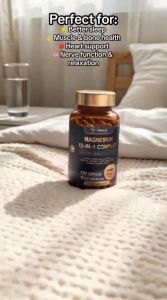 FDA Magnesium Complex 700mg Vegan 12 in 1 Magnesium Supplement with Glycinate Citrate Malate Oxi