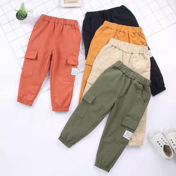 Kids Long Pants Track Pant Budak Slack Pants Jogger Pants Kanak Seluar Trek  Budak Lelaki Slack | Lazada Singapore