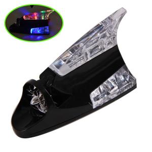 Car Antenna Toppers Shark fin wind-force LED Decorative Colorful Auto Aerials shark Lamp car accessories