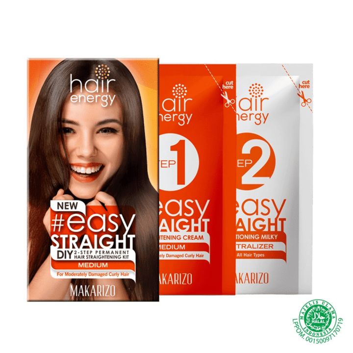 Makarizo Hair Energy Easy Straight – MEDIUM Pelurus Rambut