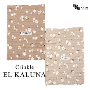 05 meter Bahan Kain Crinkle El Kaluna