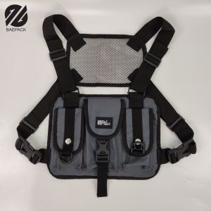 Tas Dada Chest Bag Savero baepack / Tas dada Pria/ Chest bag cowok /  Grey