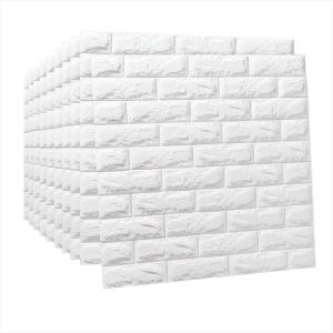 10pcs Large Size 70x76cm 3D Foam Brick Wallpaper Sticker Kids Room Wall Sticker Waterproof Modern Design Self Adhesive